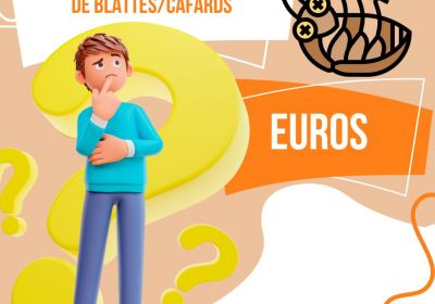 Tarifs pour la destruction de blattes et de cafards