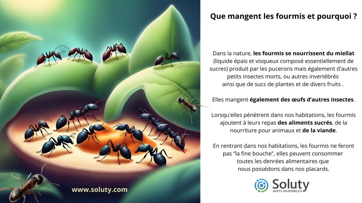 Que mangent les fourmis et pourquoi ?