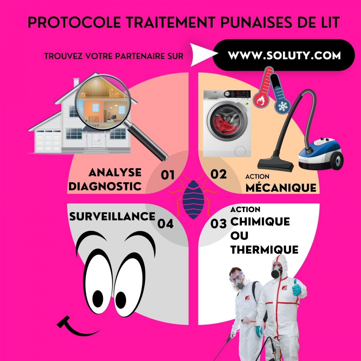 Protocole traitement punaises de lit 