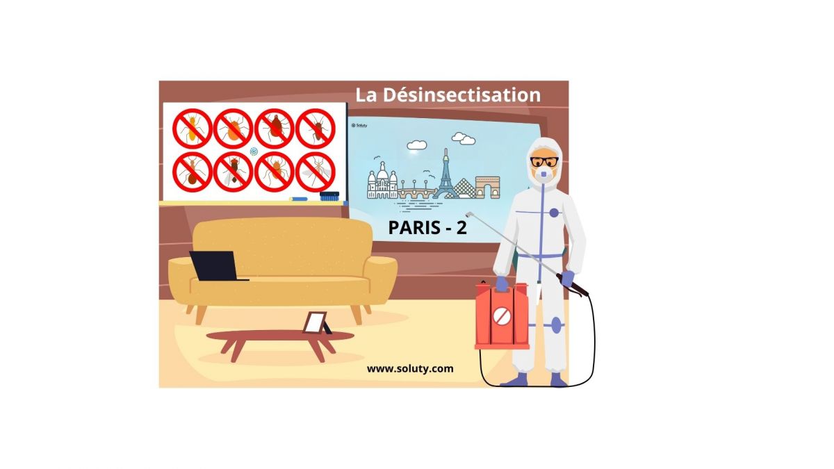 Société de désinsectisation sur Paris 2e