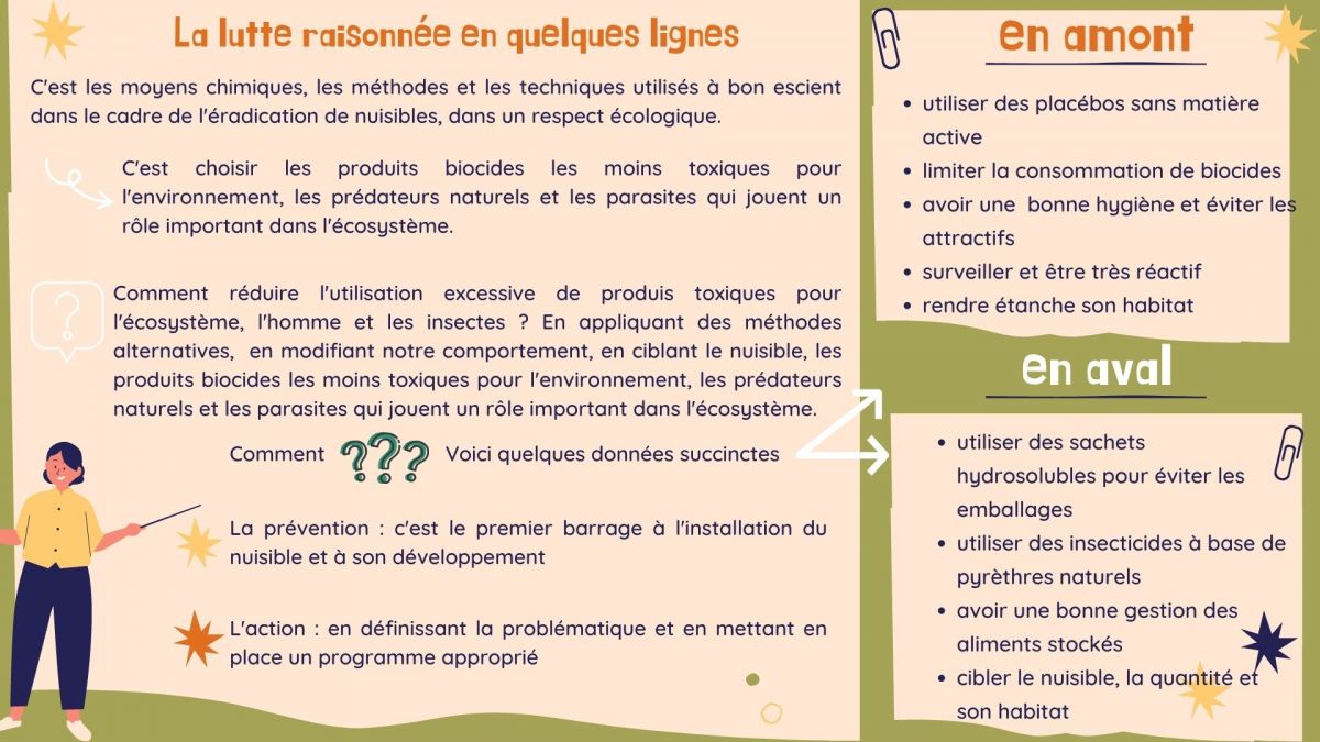 explication de la lutte raisonnée dans la désinsectisation