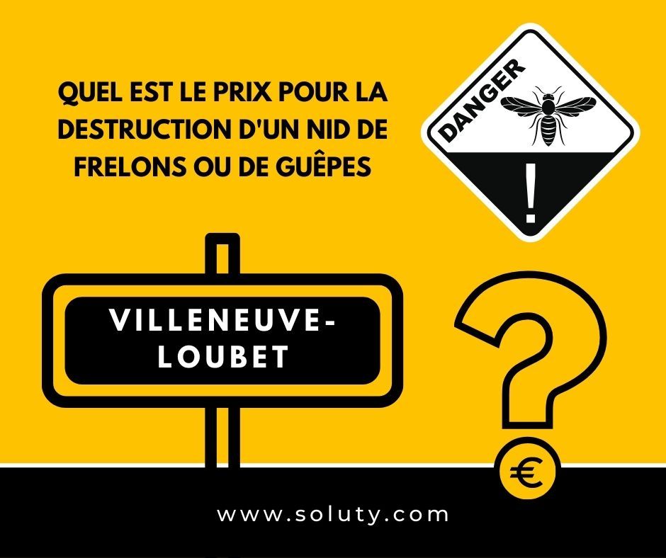 VILLENEUVE LOUBET quel est le prix pour la destruction d'un nid de frelons ou de guêpes ?