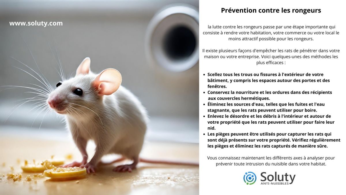 Quelles sont les solutions pour ne pas attirer les rats, les souris ou d’autres rongeurs ?