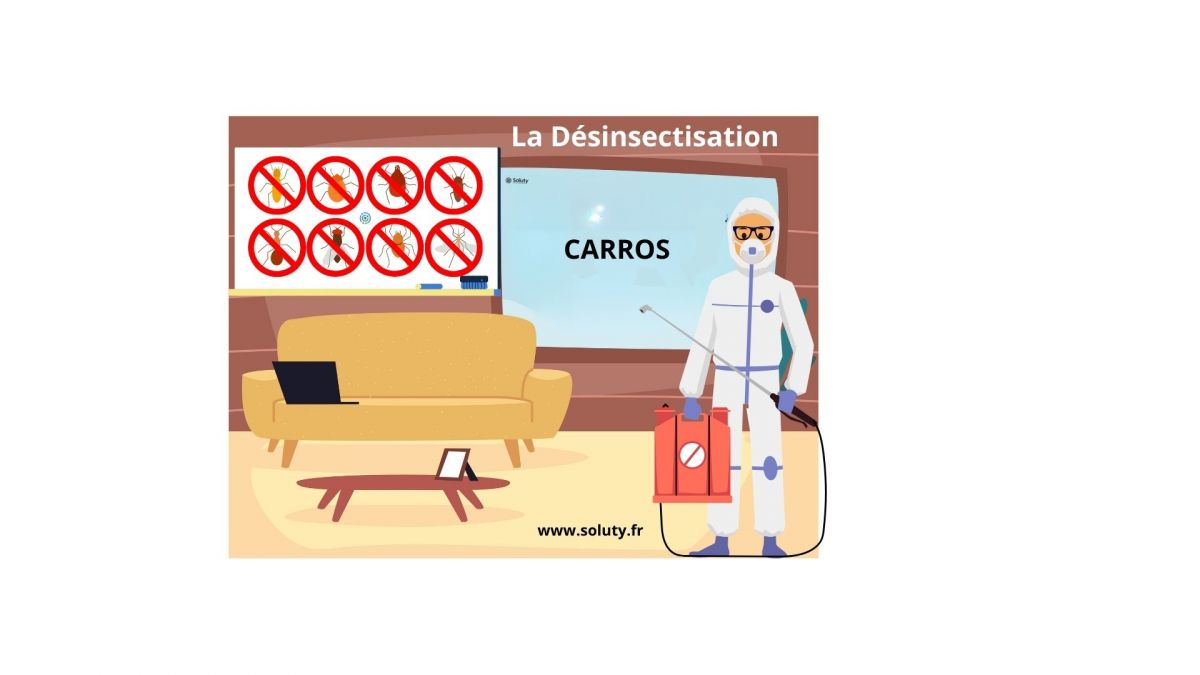 Société de désinsectisation et exterminateur de nuisibles à Carros (06510)