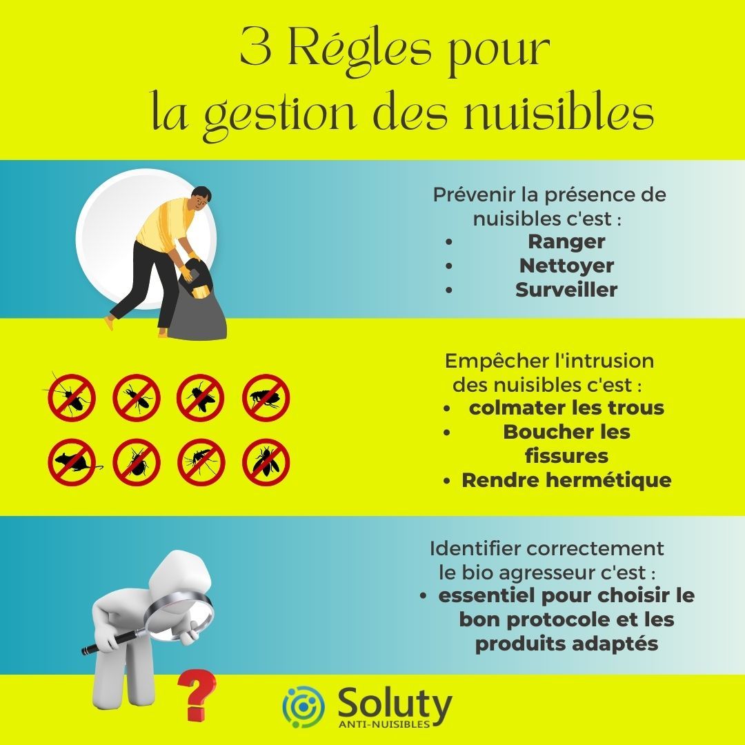 Quels sont les principes de préventions face à des nuisibles ? 