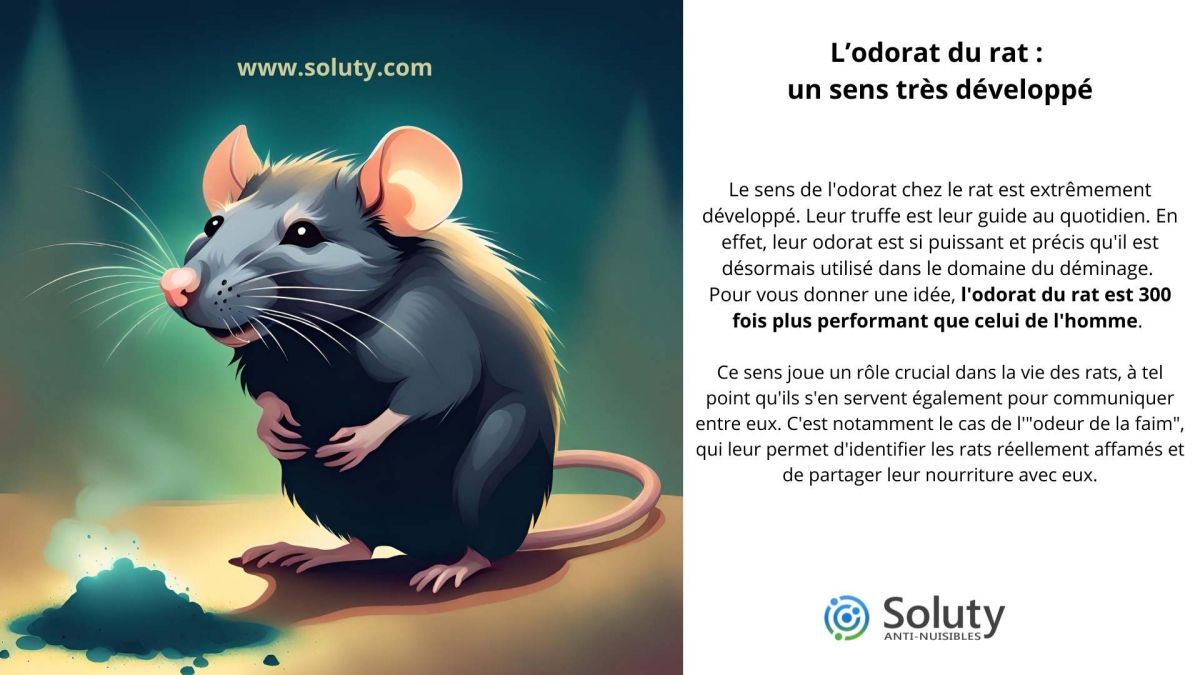 L’odorat du rat : un sens très développé