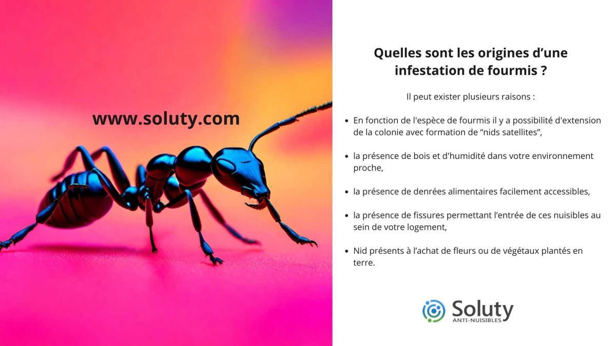 Quelles sont les origines d’une infestation de fourmis ?