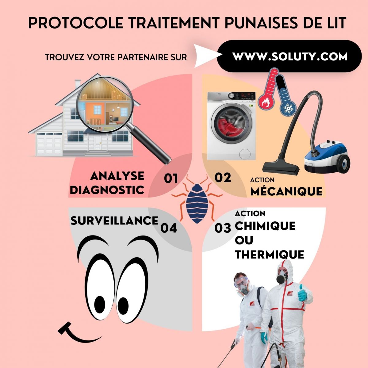 Les différents méthodes pour vous débarrasse des punaises de lit à Villefranche-sur-Mer