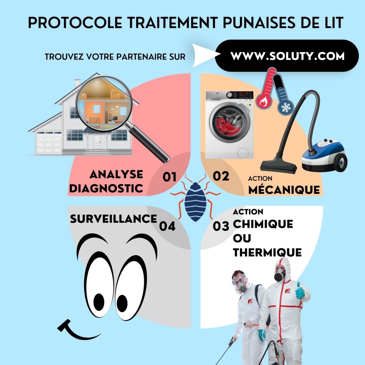 Protocole traitement punaises de lit