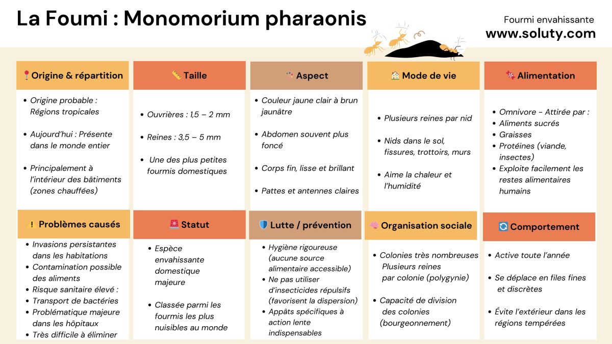 La Foumi : Monomorium pharaonis