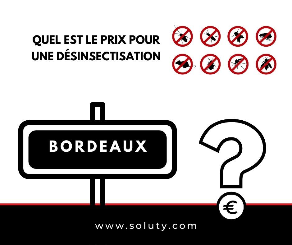 quel est le prix pour la désinsectisation ?