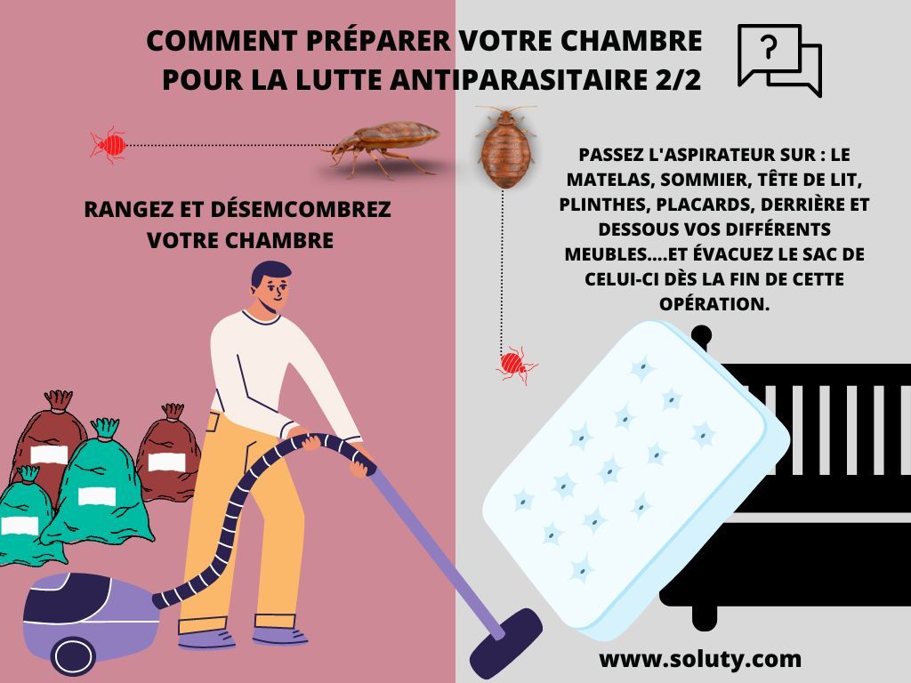 comment préparer sa chambre pour une lutte antiparasitaire contre les punaises de lit ? 2/2