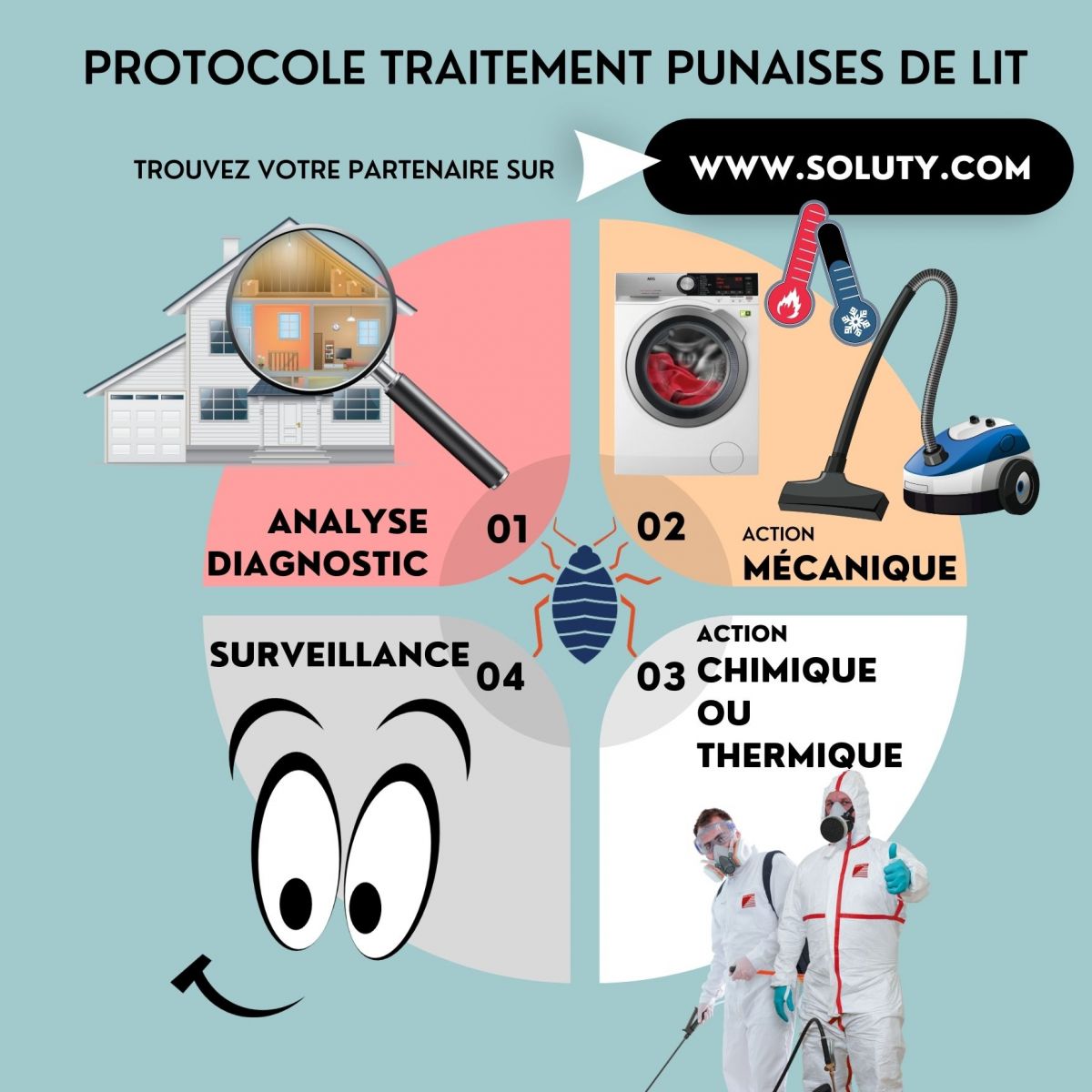 Protocole traitement punaises de lit