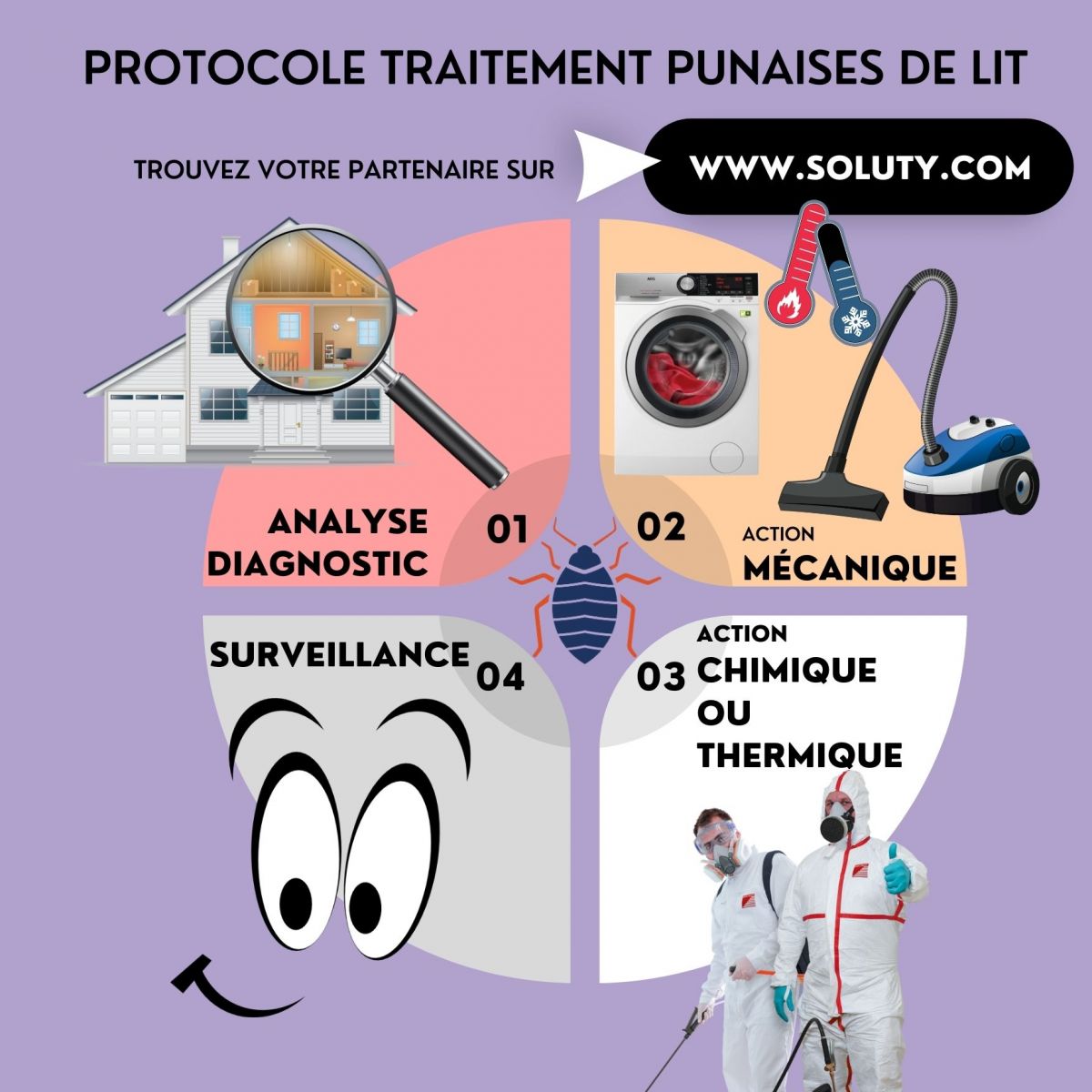 actions à faire contre les punaises de lit