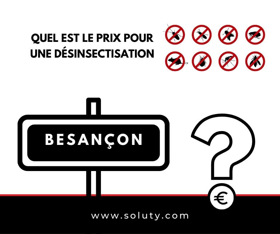 quel est le prix pour la désinsectisation ?