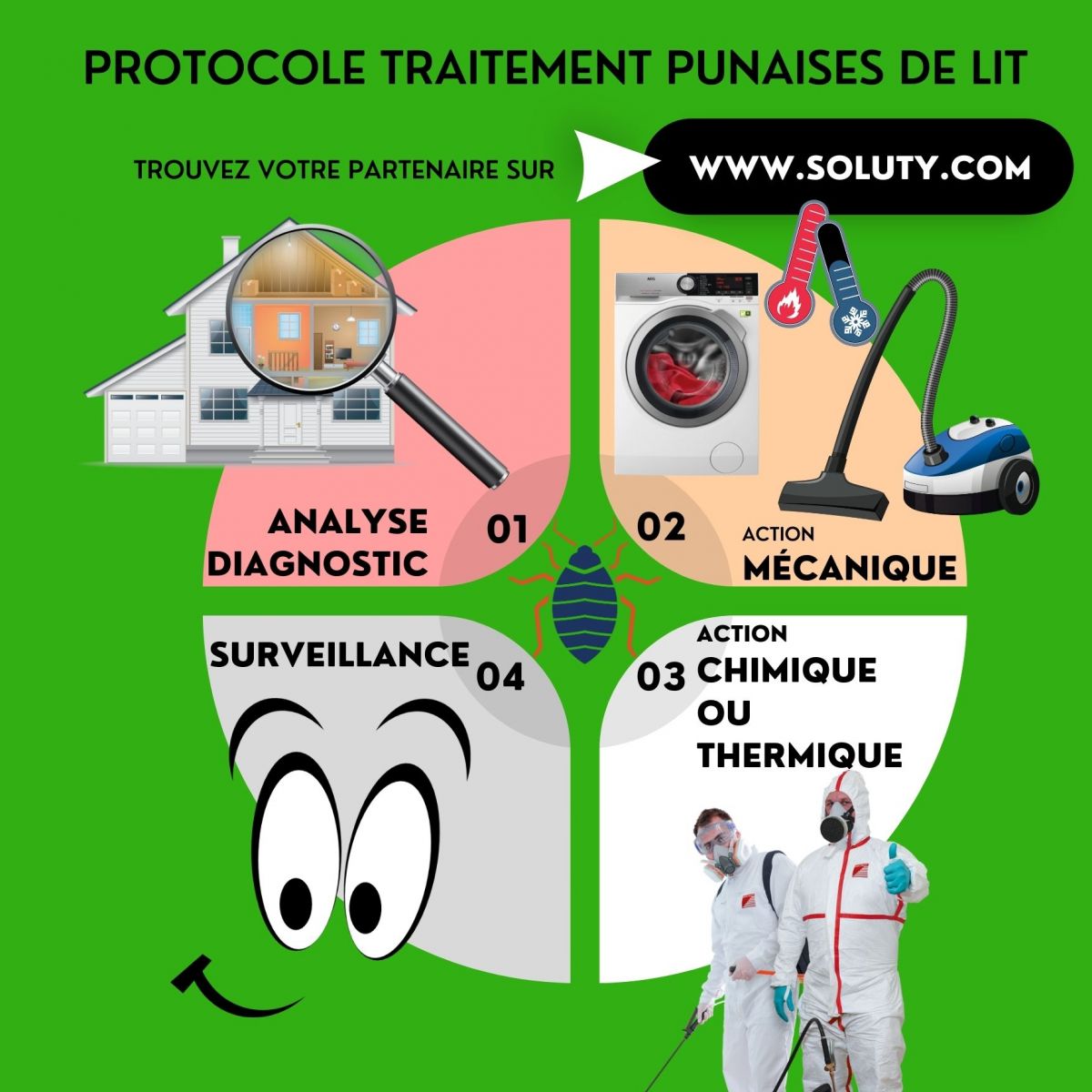 Les méthodes de désinsectisation contre les punaises de lit