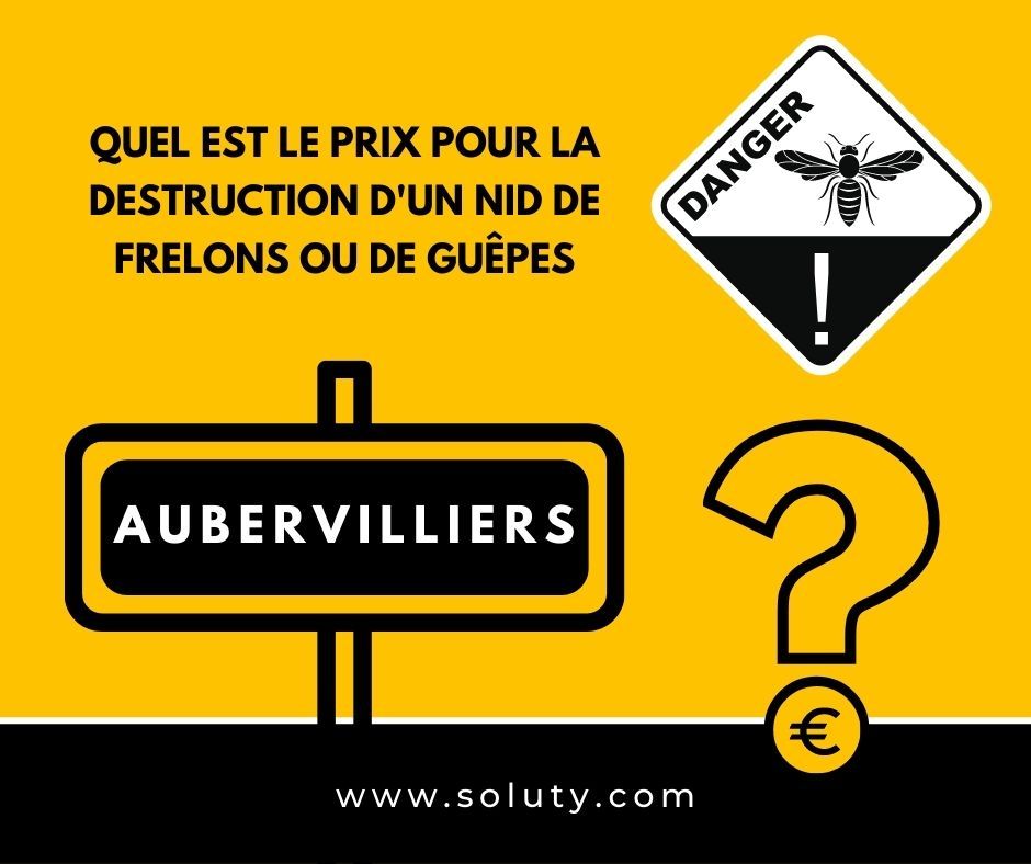 quel est le prix pour la destruction d'un nid de frelons ou de guêpes