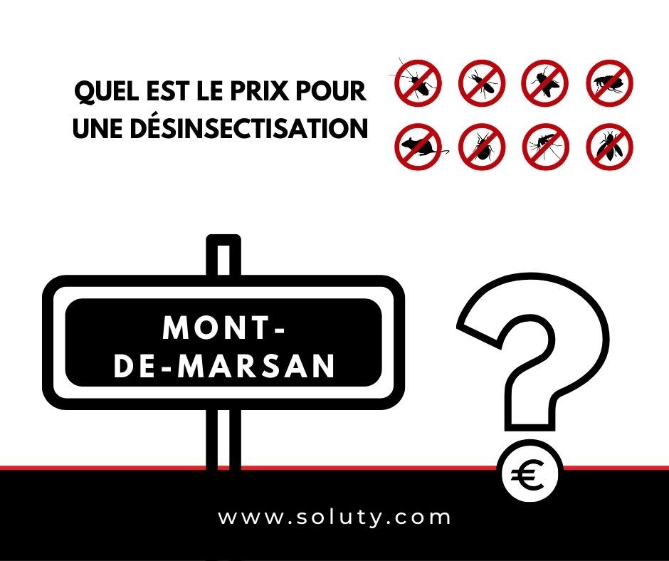 quel est le prix pour la désinsectisation ?